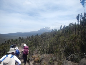 Our first view of Kilimanjaro = Day 2